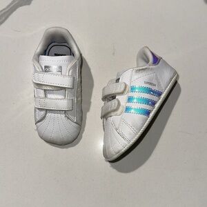 Adidas Superstar Toddler Baby Iridescent Sneakers Soft 4